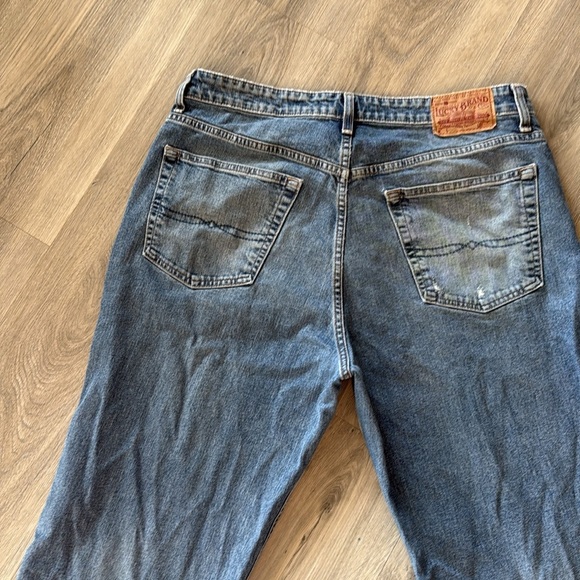 Bluenotes cropped denim straight leg blue jeans size 31 / 12 - Picture 13 of 13